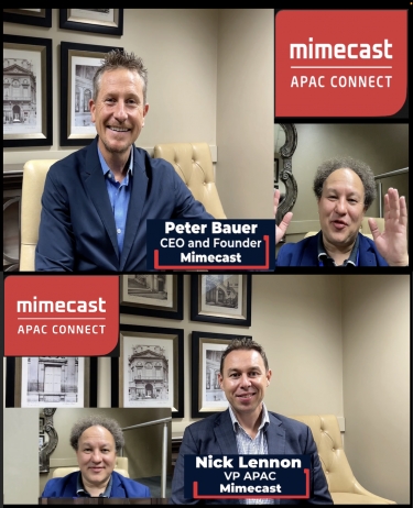 ВИДЕО-ИНТЕРВЬЮ: основатель Mimecast Питер Бауэр и вице-президент по Азиатско-Тихоокеанскому региону Ник Леннон на Mimecast Connect 2023 в Сиднее, а также полные видеоролики с мероприятия