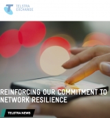 Telstra reinforces its commitment to &lsquo;network resilience&rsquo;