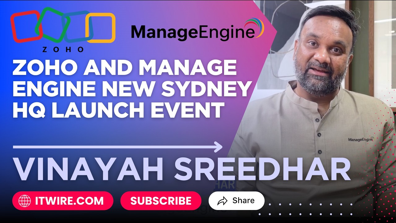 ManageEngine interview at Sydney office launch