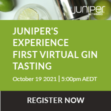 Juniper networks Gin Tasting Ads 222x222