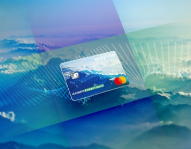 Illustration of what the credit card will look like.