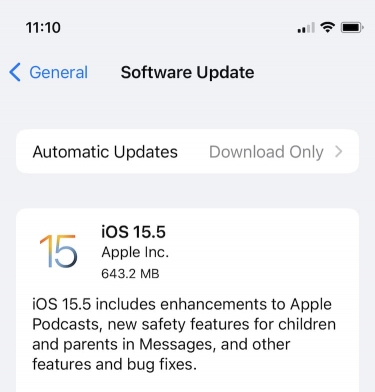 iOS 15.5 and iPadOS 15.5 arrive