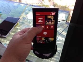 A Windows Phone 8 smartphone - at the Australian launch