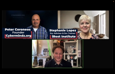 VIDEO INTERVIEW: Cybermindz's Peter Coroneos and iRest.org's Stephanie Lopez talk burnout prevention and recovery in Gala Dinner Keynote Sneak Peek
