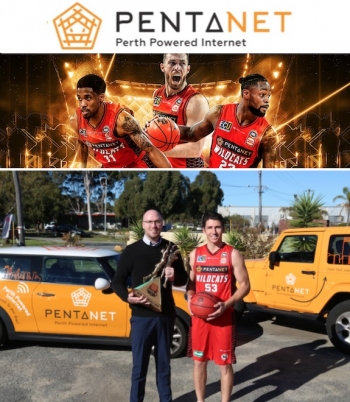 Pentanet triples size of network, sponsors Perth Wildcats basketball team