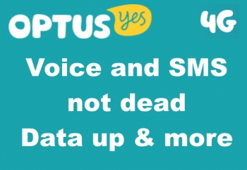 Optus: SMS and voice up, pumps ‘mocial’, data and NYE predictions